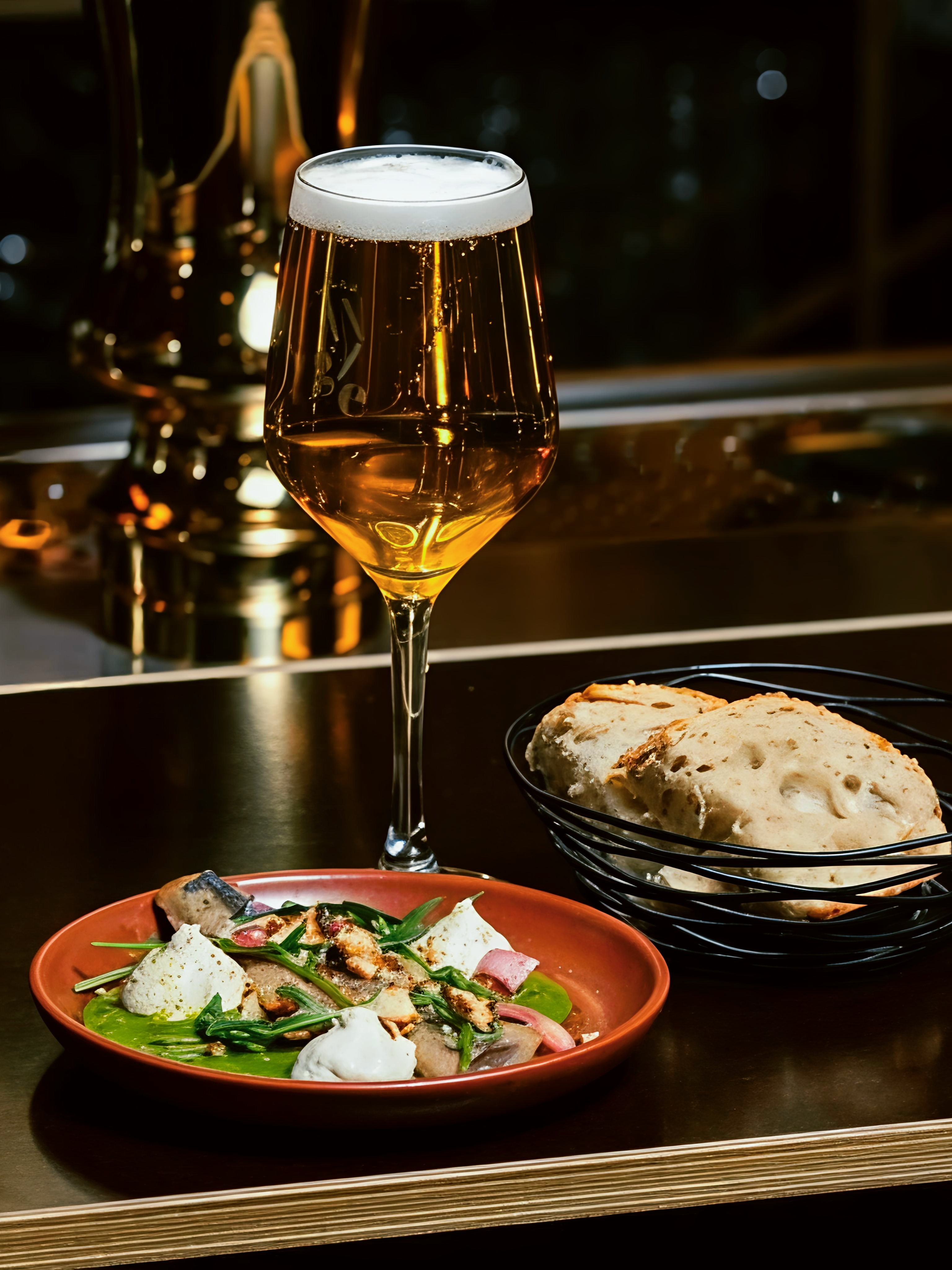 Bière et planche apéro au Grand Angle